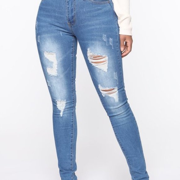 Fashion Nova Penelope Skinny Jeans - Picture 1 of 3
